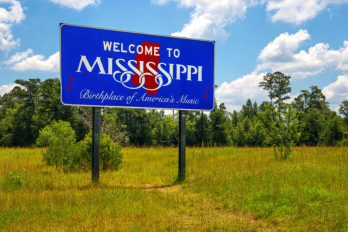 Mississippi,Welcome,Sign,With,The,Words,"birthplace,Of,America's,Music"